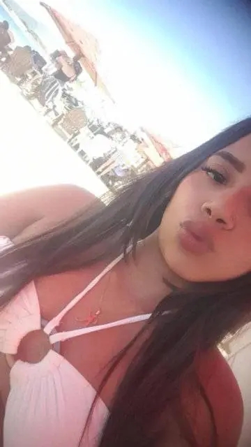 En la playa 